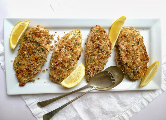 Parmesan Crumbed Chicken Breasts