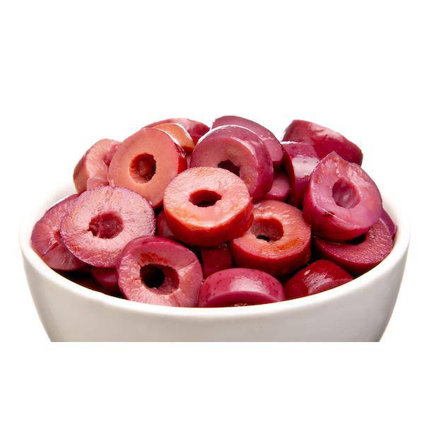 Calamata Style Olives Sliced 1kg - Mediterranean Delicacies