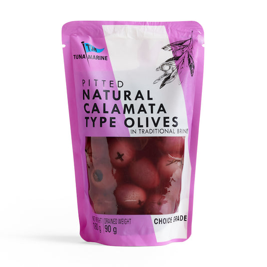 Calamata Type Pitted Olives 180g - Mediterranean Delicacies