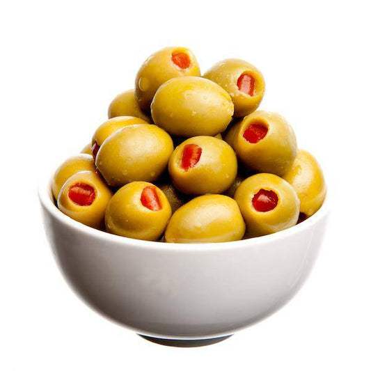 Green Stuffed Pimento Olives 1kg - Mediterranean Delicacies